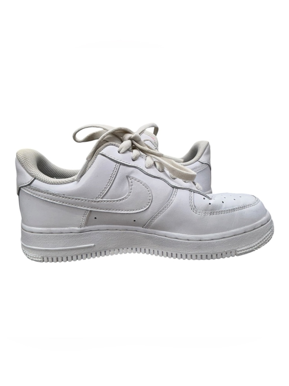 Nike Air Force 1 07 Low Triple White Women's Size 7 Sneakers Shoes DD8959-100